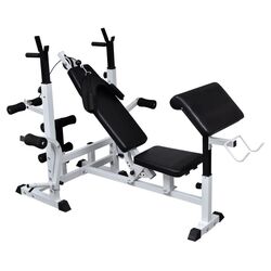 Banca multifunctionala vidaXL 90365 (Black/White)