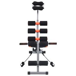Скамья многофункциональная vidaXL 92478 (Black/Orange) Thumb