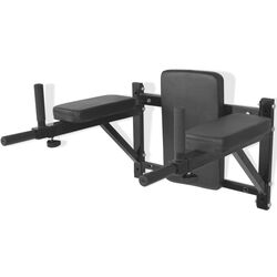 Aparat exercitii triceps si abdomen vidaXL 91368 (Black)