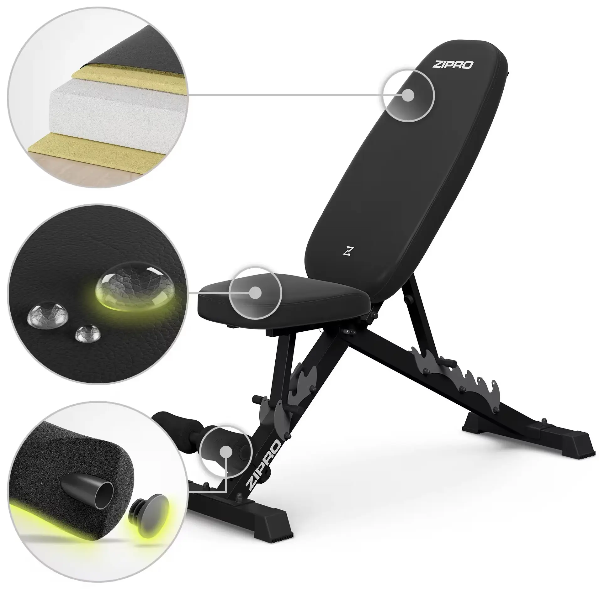 Banca forta reglabila Zipro Jacked (Black) - 3
