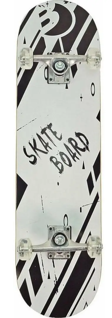 Skateboard Best Sporting 302993 (White/Black)