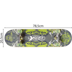 Skateboard Best Sporting Ghost 303174 (Green/Grey) Thumb