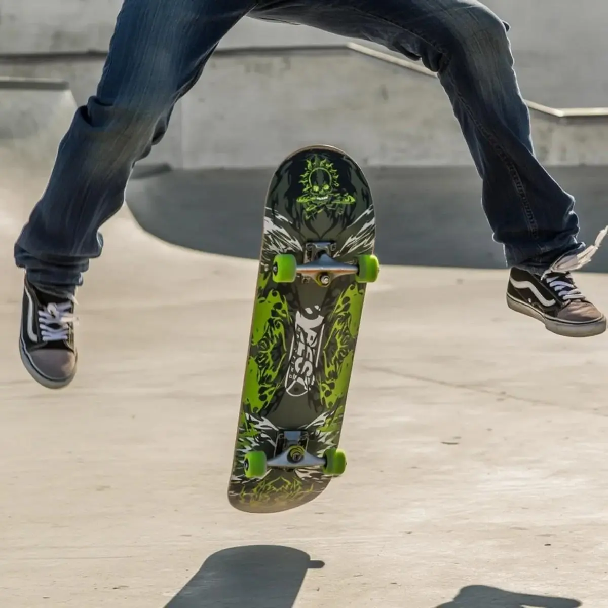 Skateboard Best Sporting Ghost 303174 (Green/Grey) - 4
