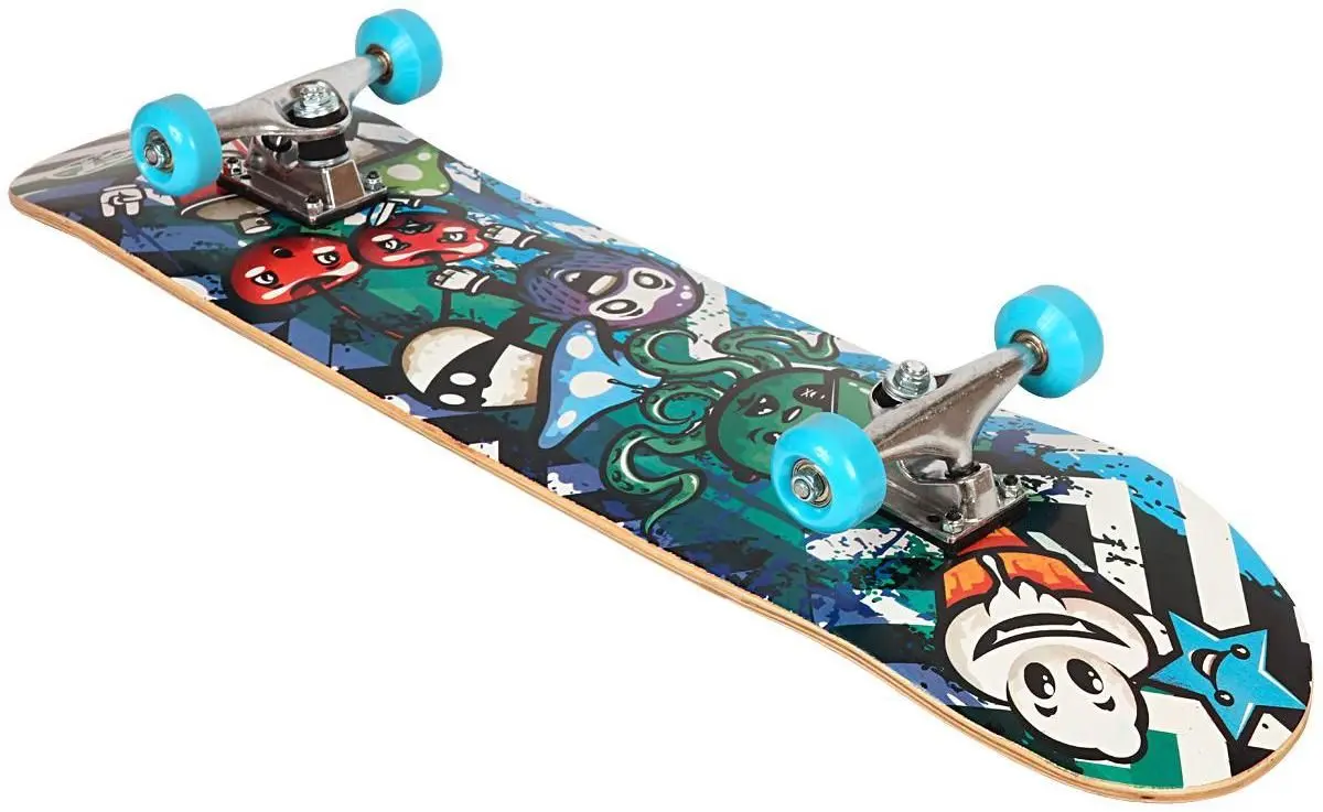 Skateboard Best Sporting Octopus Blue (Black/Blue) - 5