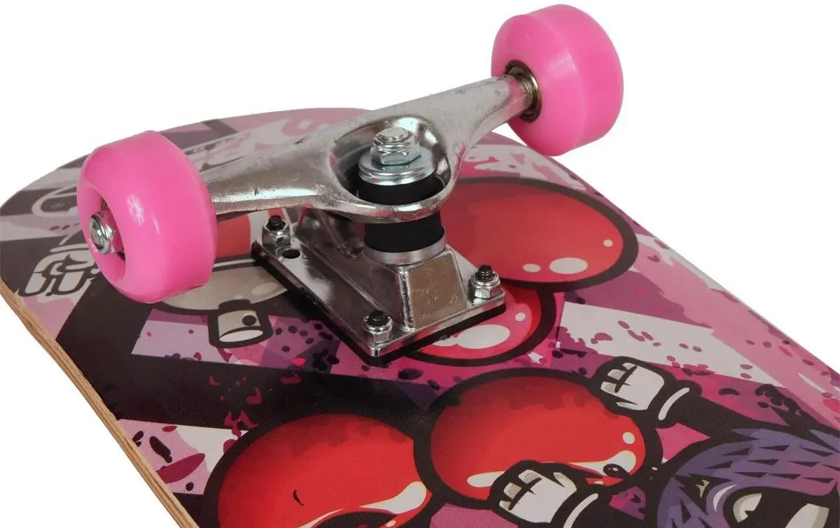 Skateboard Best Sporting Octopus Pink (Black/Pink) - 6