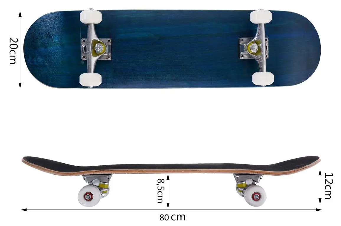 Skateboard Costway SP37670BL (Blue) - 5
