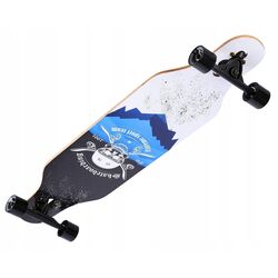 Лонгборд Nils Extreme Wood Skull (Black/White) Thumb