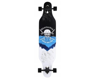 Longboard Nils Extreme Wood Skull (Black/White)