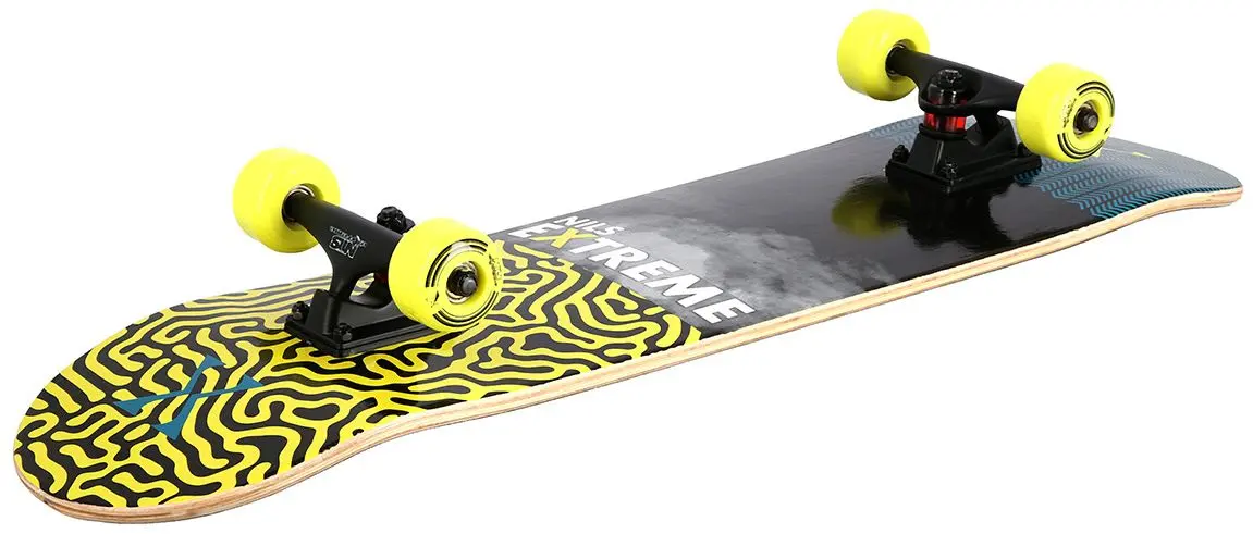 Skateboard Nils Extreme Brain CR3108SA (Yellow/Black)