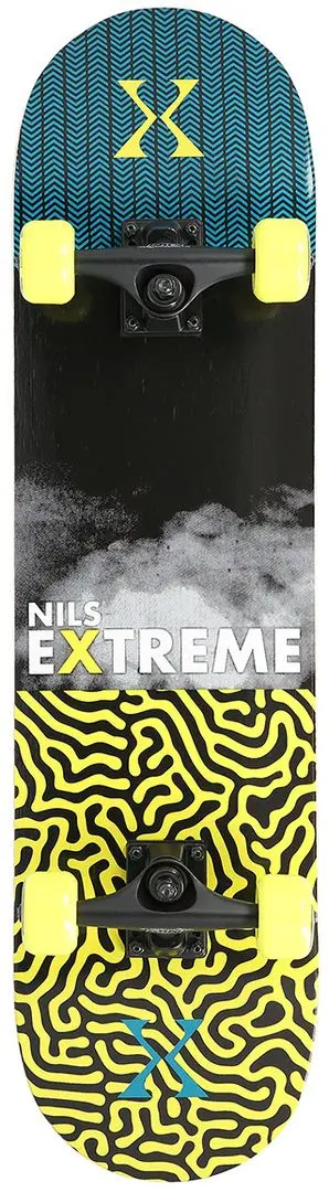 Skateboard Nils Extreme Brain CR3108SA (Yellow/Black)