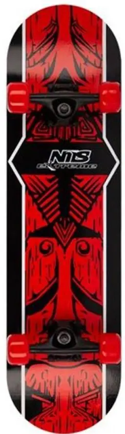 Skateboard Nils Extreme CR3108SA Aztec (Black/Red)