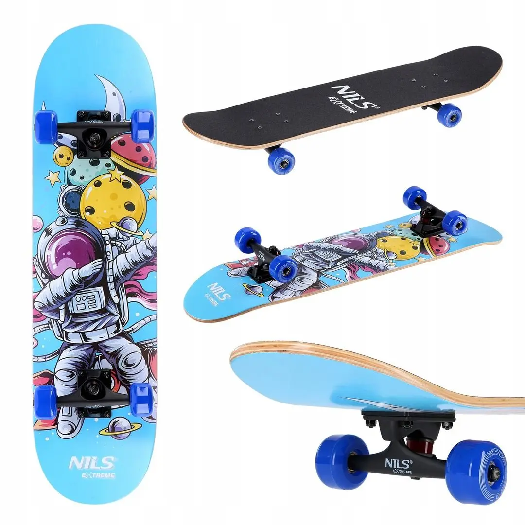 Skateboard Nils Extreme CR3108SA Gravity (Blue) - 5
