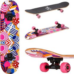 Skateboard Nils Extreme CR3108SA Hoop (Multicolor) Thumb