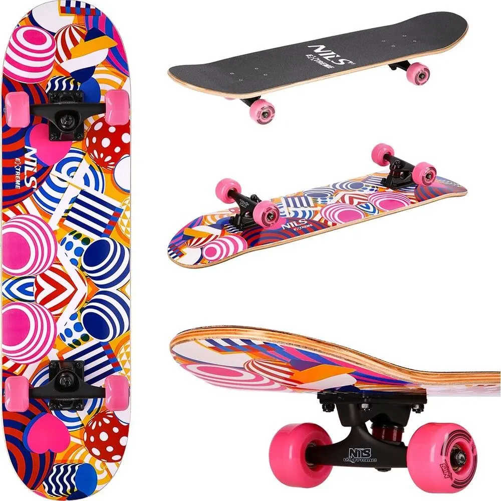 Skateboard Nils Extreme CR3108SA Hoop (Multicolor) - 4