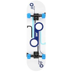 Skateboard Nils Extreme CR3108SA Metro 2 (Black/White/Blue) Thumb