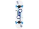 Skateboard Nils Extreme CR3108SA Metro 2 (Black/White/Blue)