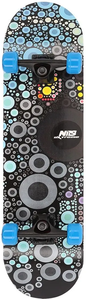 Skateboard Nils Extreme CR3108SA Spot (Black/Blue)