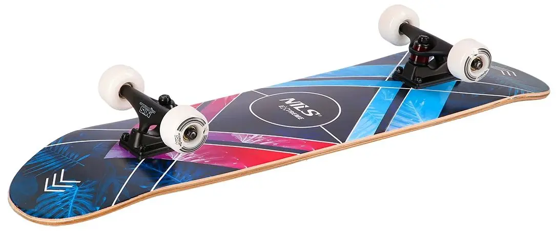 Скейтборд Nils Extreme Triangle CR3108SA (Blue/Pink) - 3