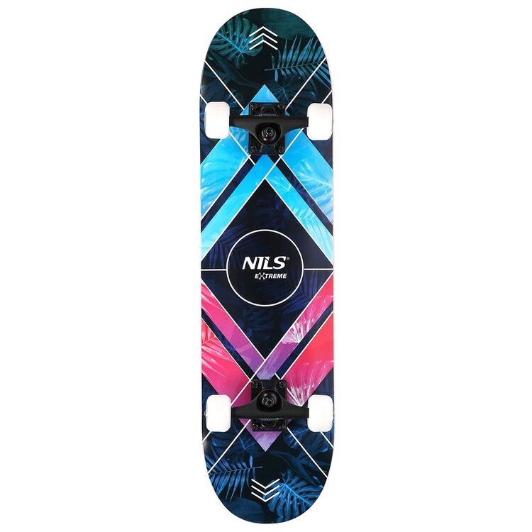 Skateboard Nils Extreme Triangle CR3108SA (Blue/Pink)