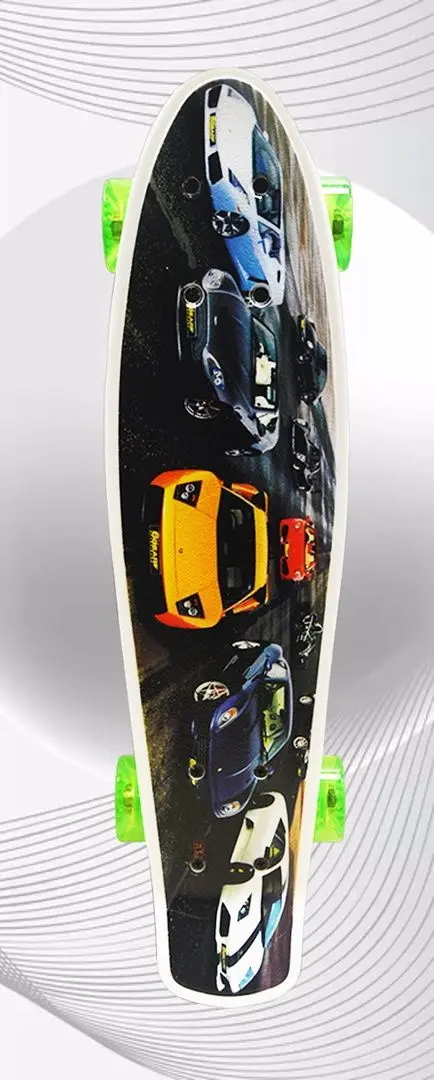 Skateboard Sporter 2206-OH-B (Black/Green) - 2