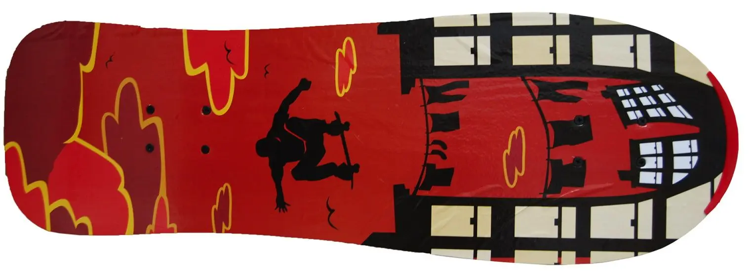 Скейтборд Sporter 3010S (Red/Black) - 2