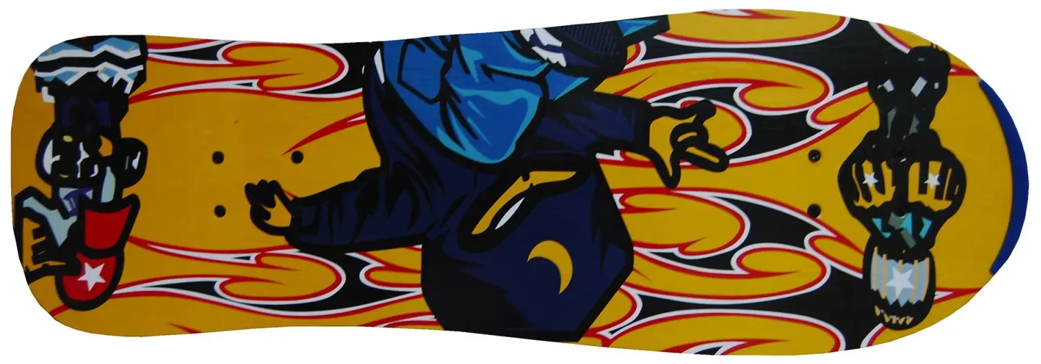 Скейтборд Sporter 3010S (Yellow/Blue) - 2