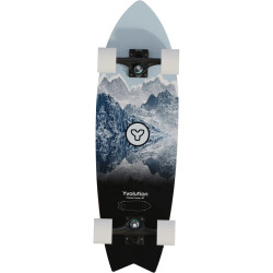 Skateboard Yvolution Fishtail Cruiser (Blue) Thumb
