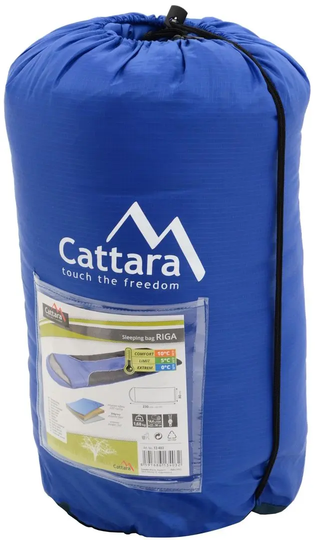 Спальный мешок Cattara Riga 0°C (Blue/Dark Blue) - 3