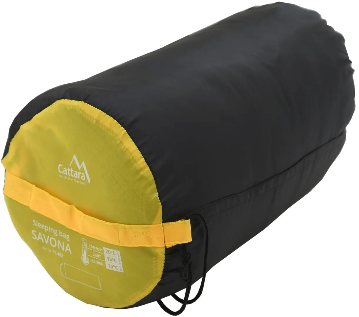 Спальный мешок Cattara Savona 10°C (Black/Yellow) - 4
