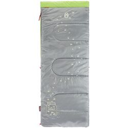 Sac de dormit pentru copii Coleman Glow in the Dark (Grey/Green)