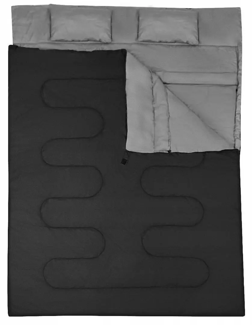 Sac de dormit dublu Costway OP3650BK (Black) - 2