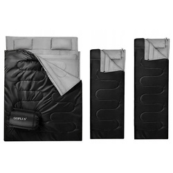 Sac de dormit dublu Costway OP3650BK (Black) Thumb