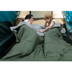 Двухместный спальный мешок Costway OP3650GN (Green) Thumb