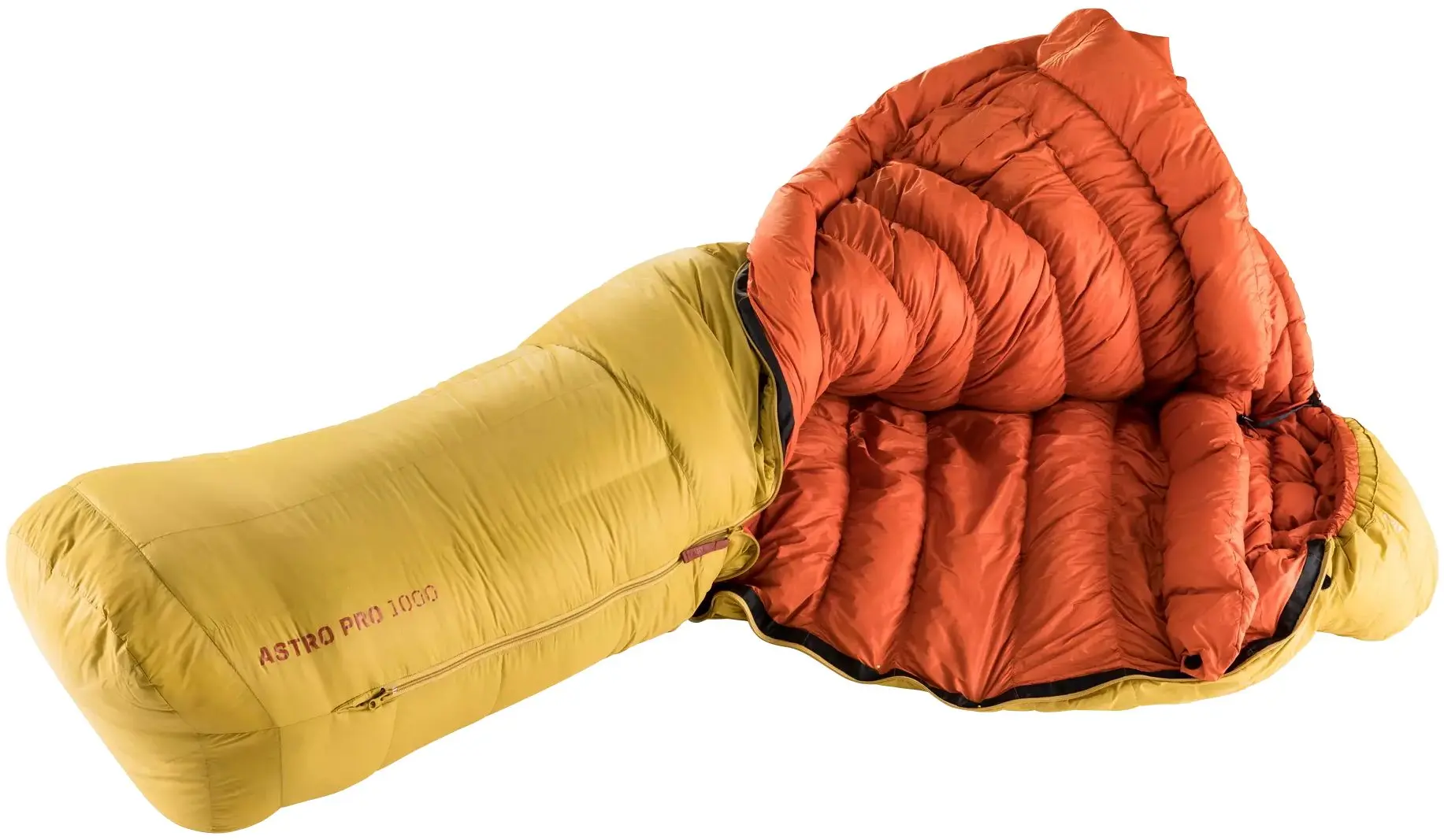 Спальный мешок Deuter Astro Pro 1000 Left (Turmeric/Redwood) - 2