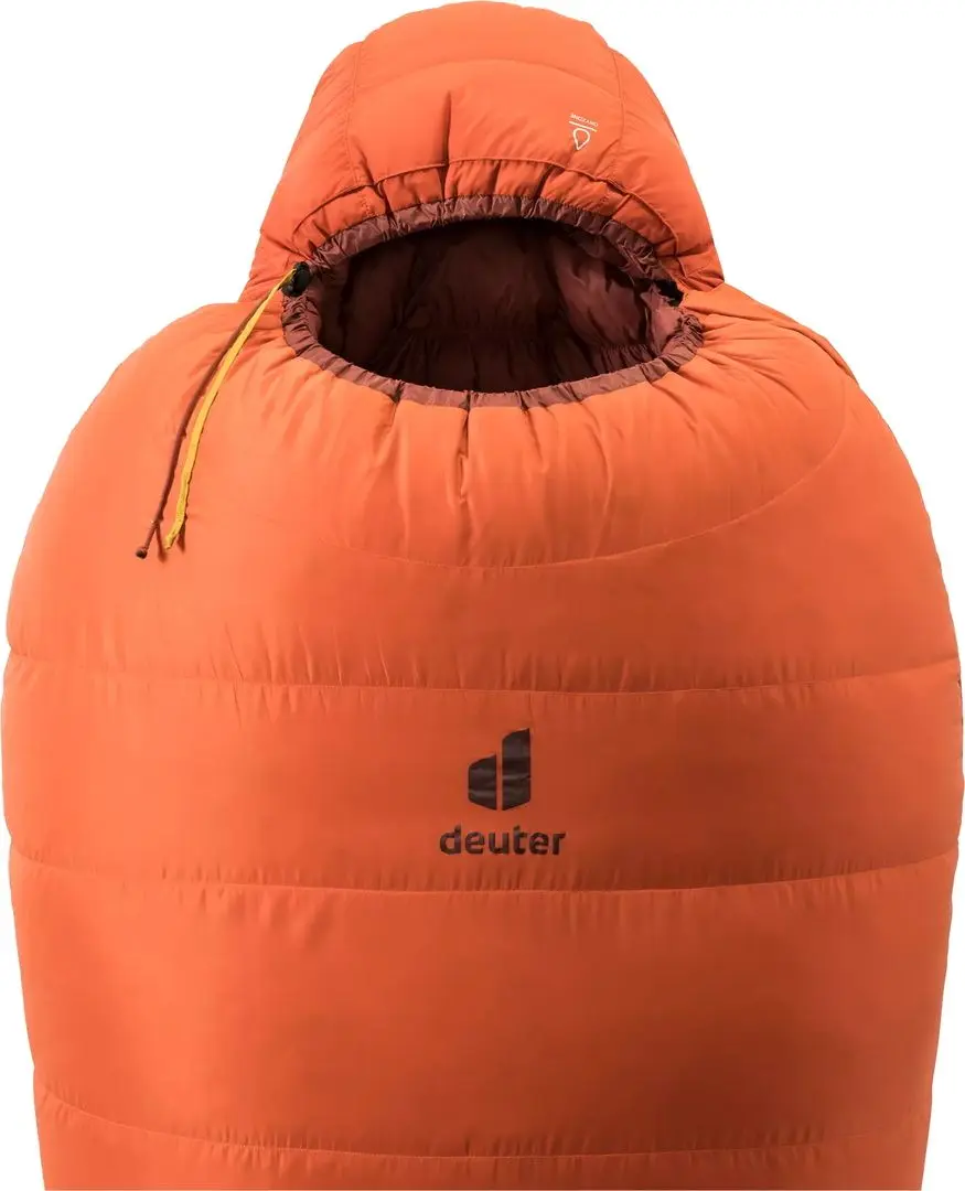 Спальный мешок Deuter Astro Pro 1000 SL Left (Paprika/Redwood) - 4