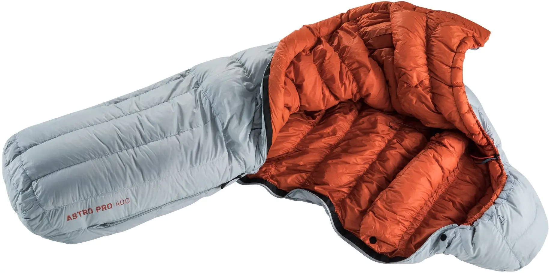 Спальный мешок Deuter Astro Pro 400 Left (Tin/Paprika) - 2