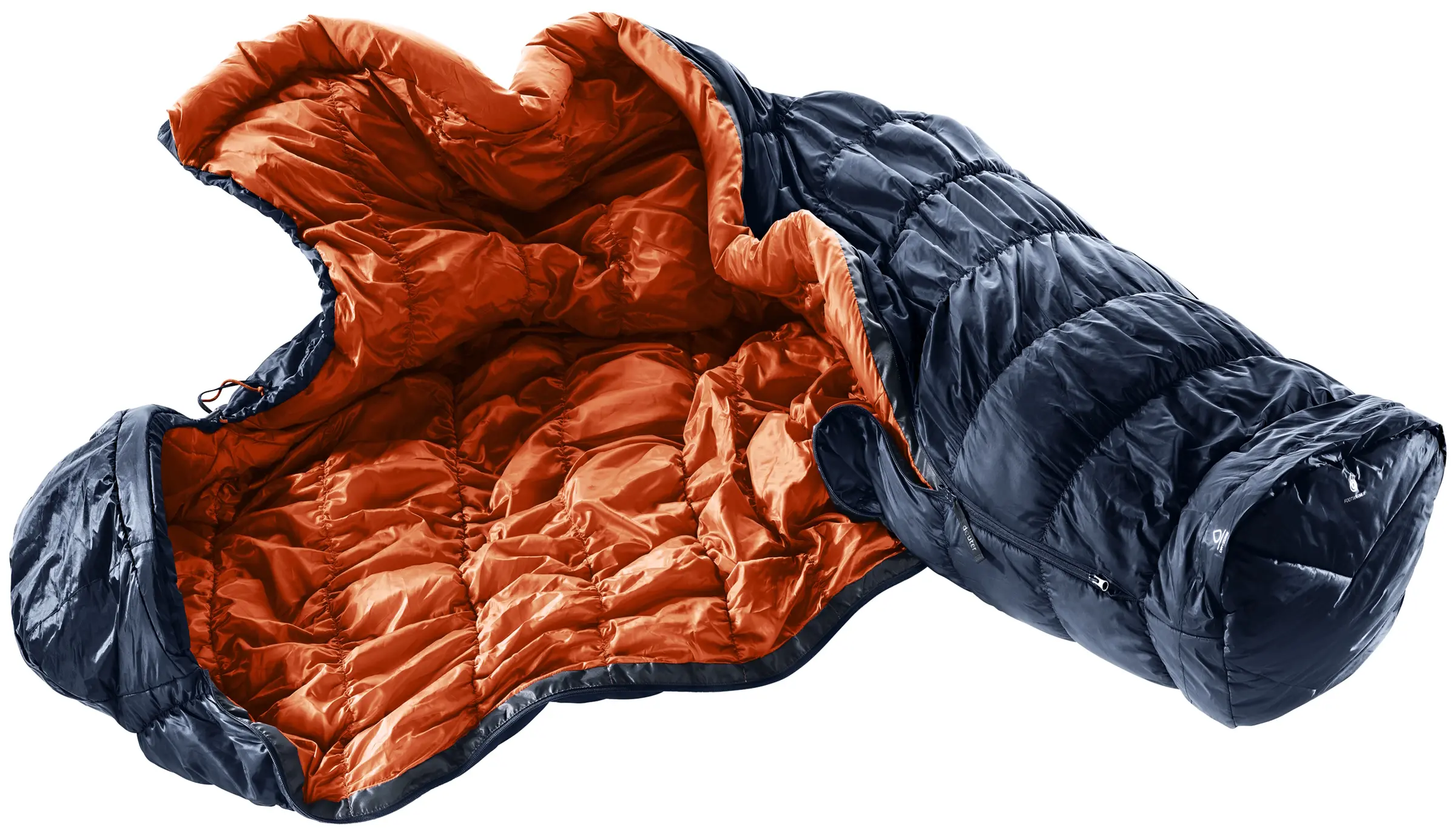 Sac de dormit Deuter Exosphere 0° L (Ink/Maple)