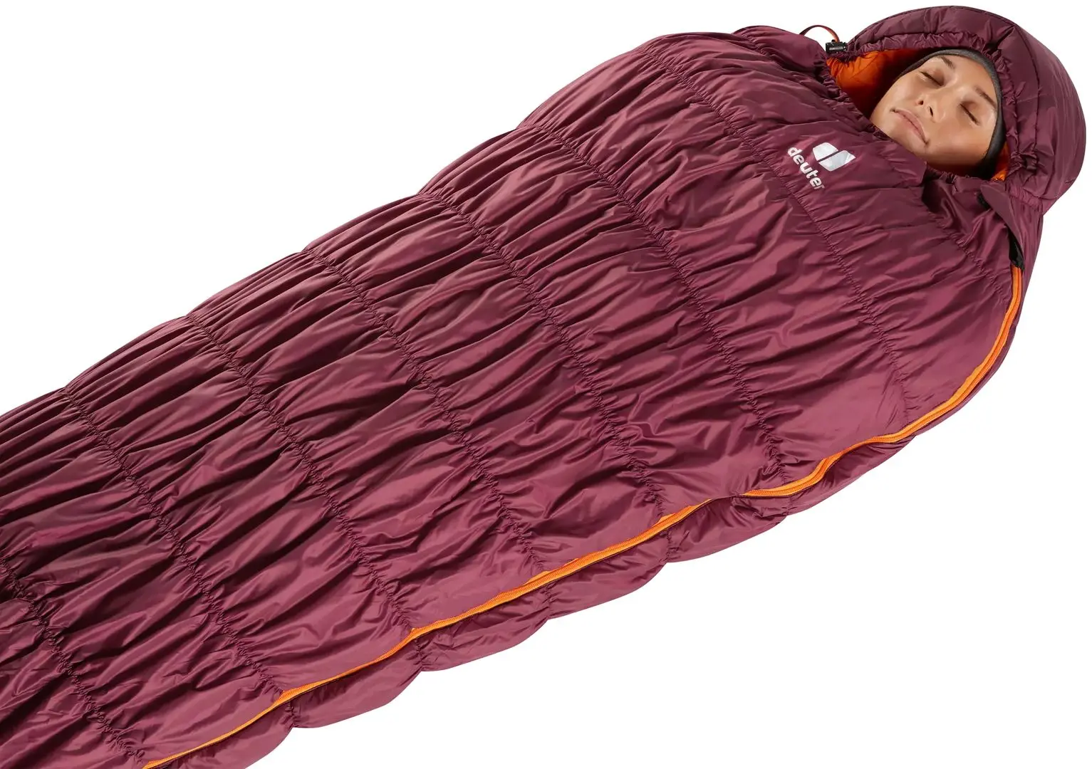 Спальный мешок Deuter Exosphere -6° SL Left (Maron Mango) - 4