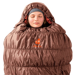Sac de dormit Deuter Exosphere -6° SL Left  (Umbra/Redwood) Thumb