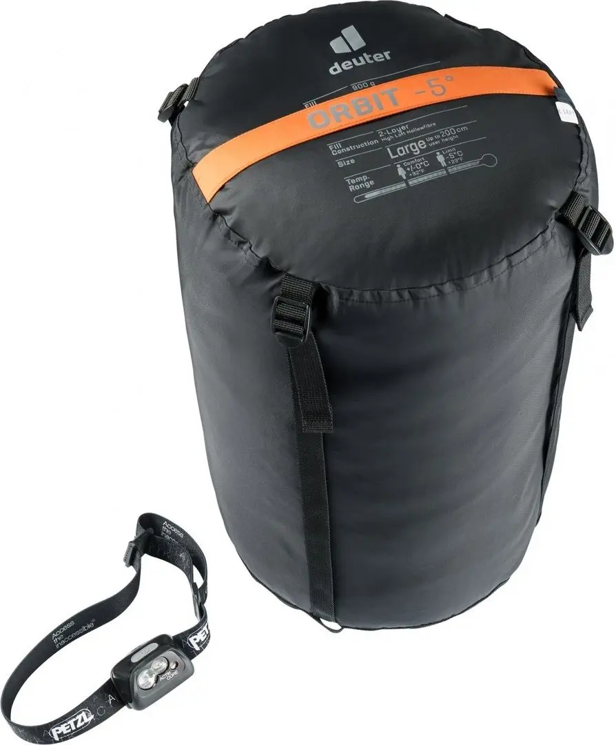 Sac de dormit Deuter Orbit -5 L Left (Mandarine/Ink) - 4