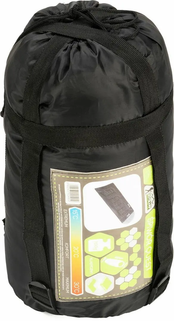 Спальный мешок Enero Camp Quest 1024929 (Black)