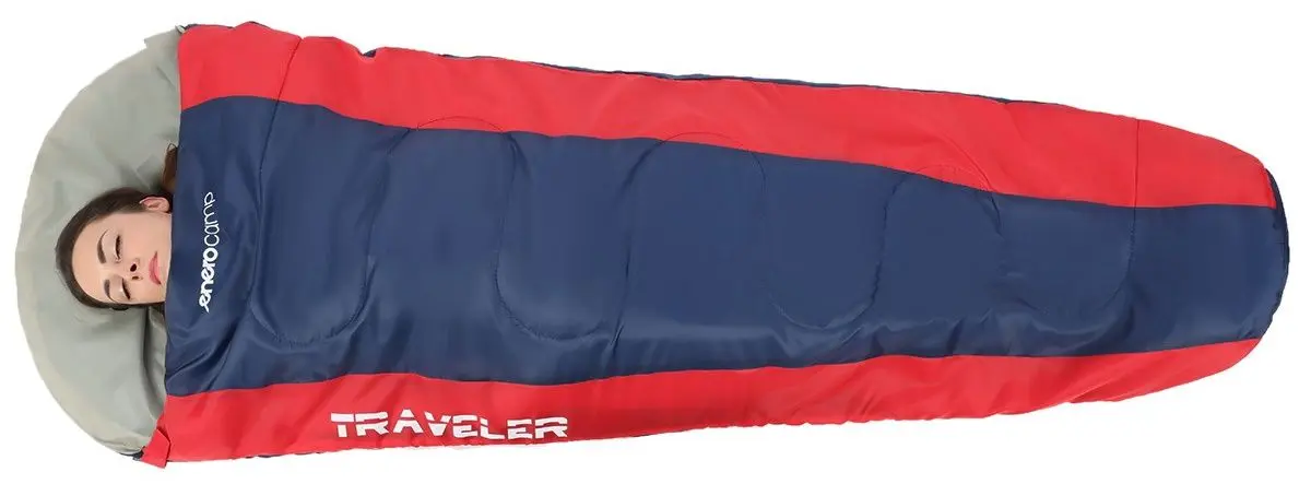 Спальный мешок Enero Camp Traveler 1011660 (Blue/Red)