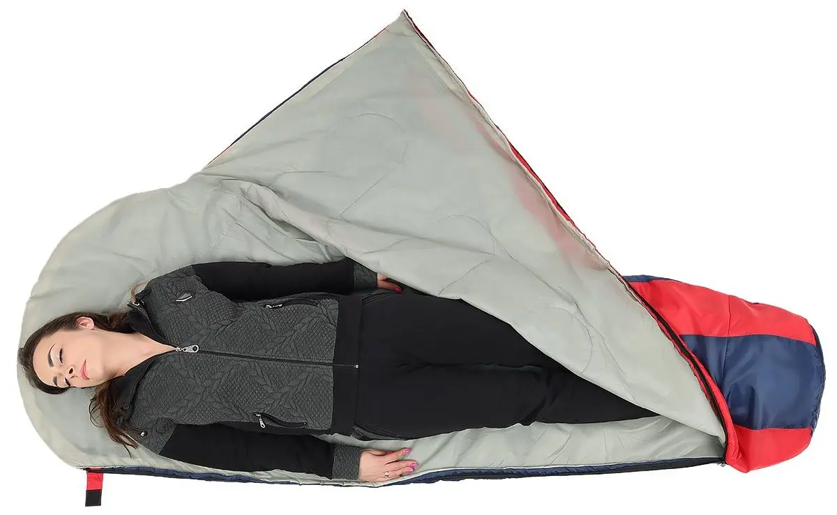 Спальный мешок Enero Camp Traveler 1011660 (Blue/Red)