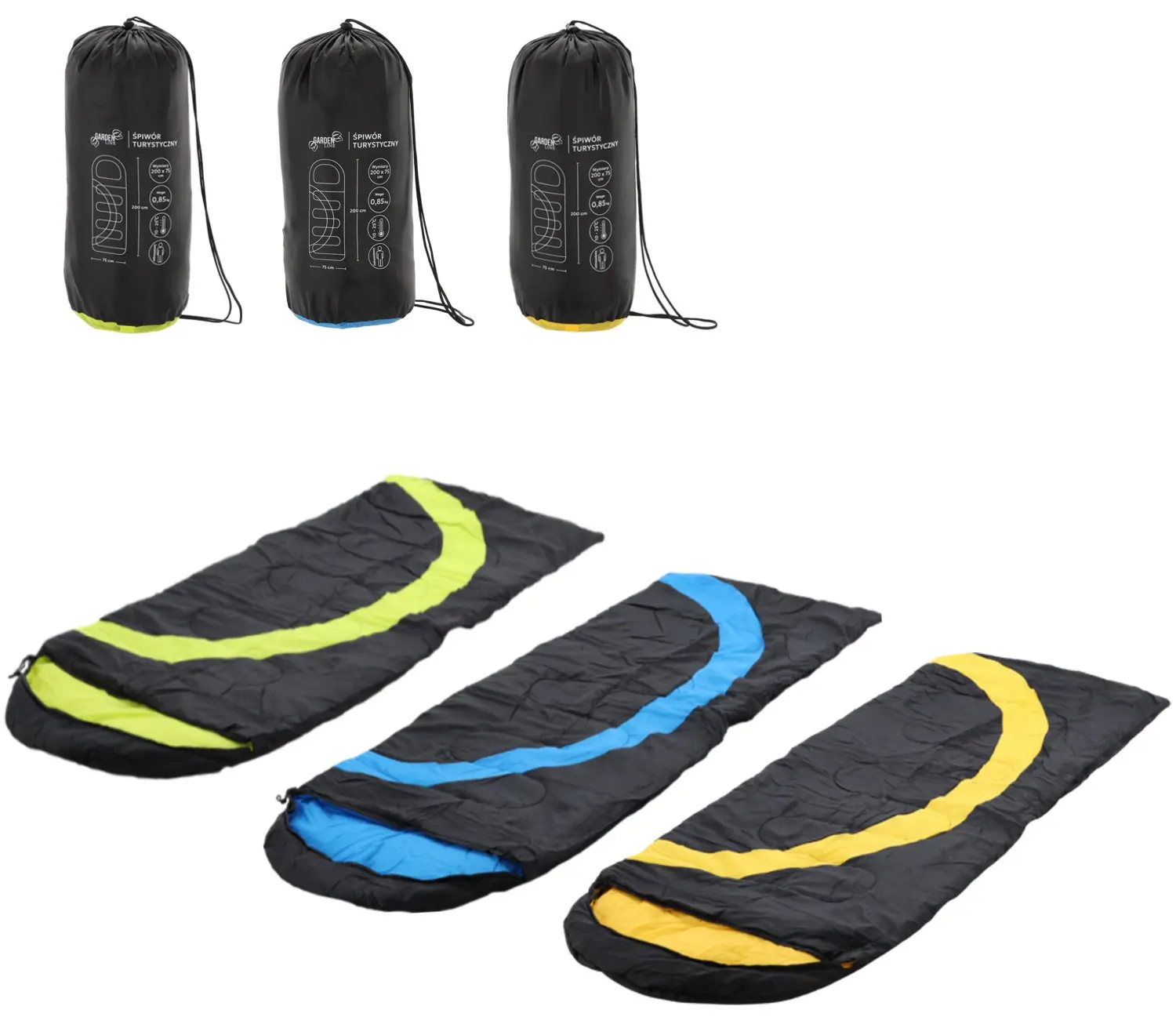 Sac de dormit GardenLine CAM9356 (Black) - 3