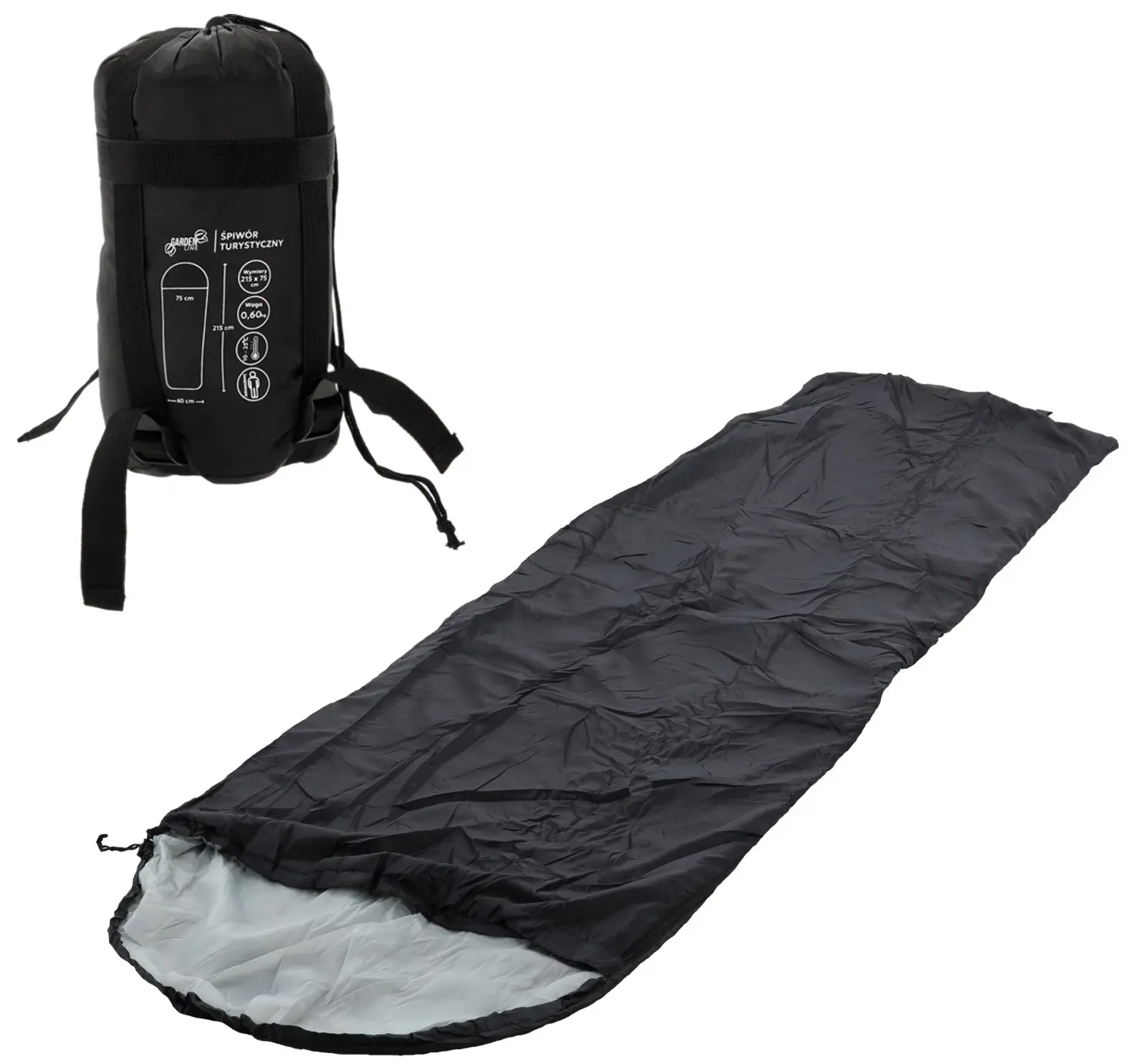 Sac de dormit GardenLine CAM9363 (Black) - 2