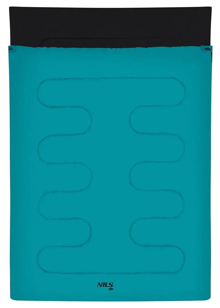 Двухместный спальный мешок Nils Camp NC2001 (Blue/Black)