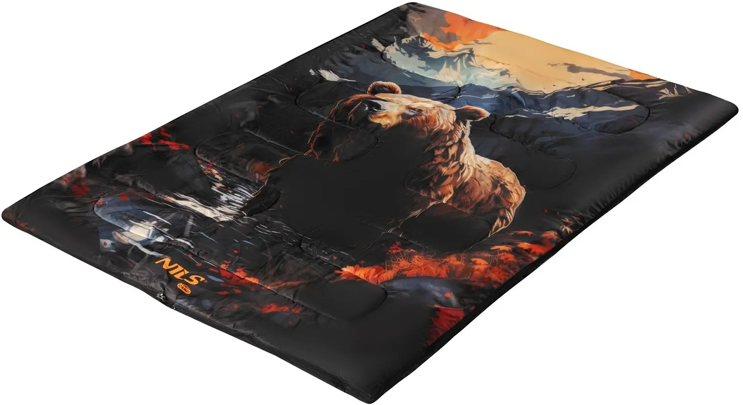 Sac de dormit 3in1 Nils Camp NC3601 Bear (Black) - 4