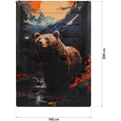 Sac de dormit 3in1 Nils Camp NC3601 Bear (Black) Thumb