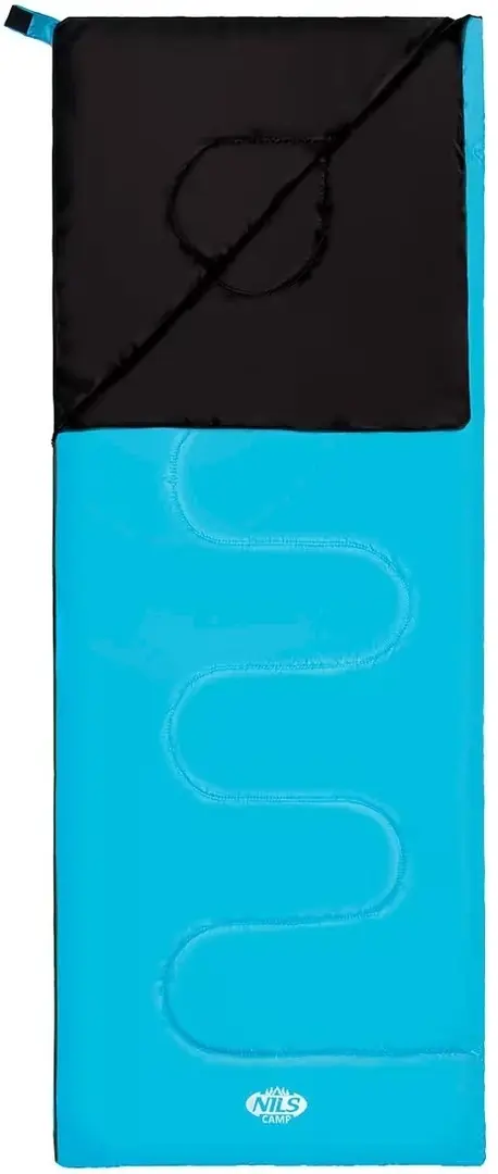 Sac de dormit Nils Camp NC2002 (Black/Blue)