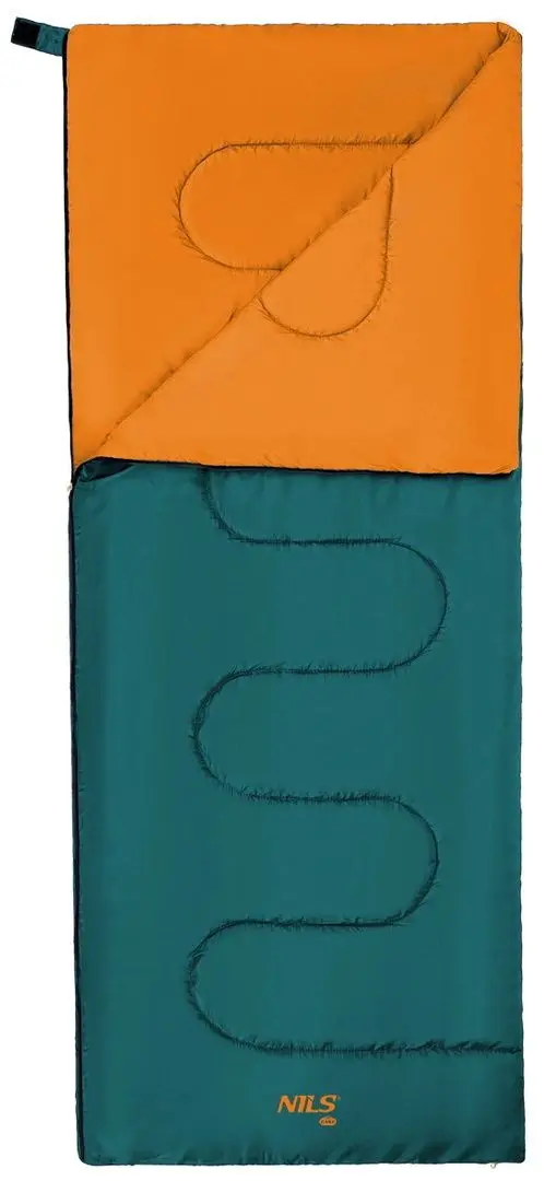 Sac de dormit Nils Camp NC2002 (Green/Orange)